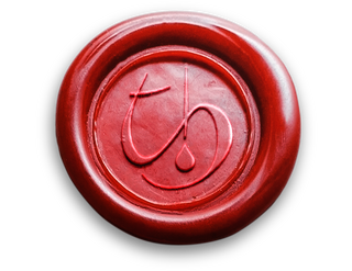 Thu Brulé logo in a wax stamp